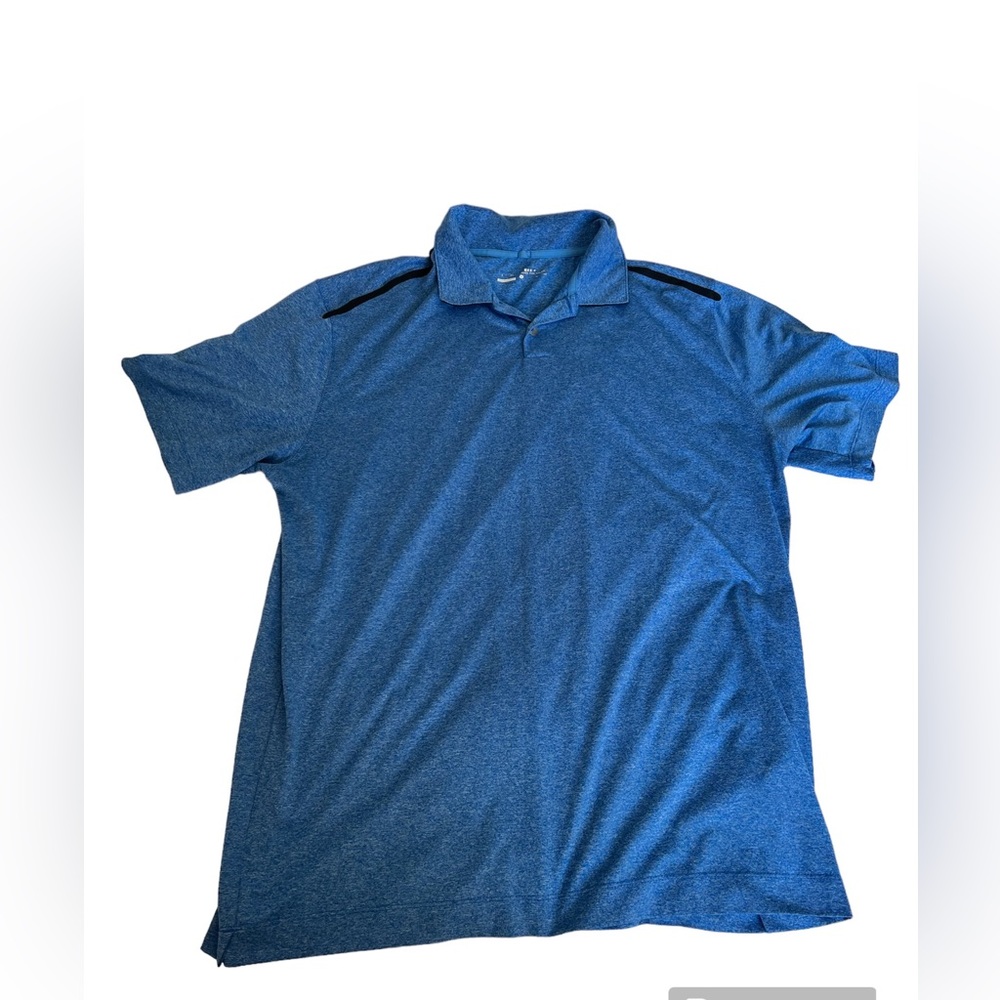 Nike Blue Collard Short Sleeve Shirt Polo